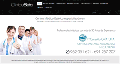 Desktop Screenshot of clinicabeta.com