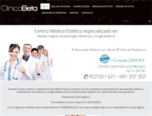Tablet Screenshot of clinicabeta.com